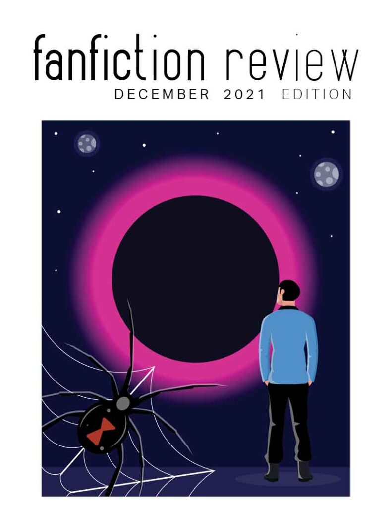 Cover of the December 2021 Edition of FanFiction Review